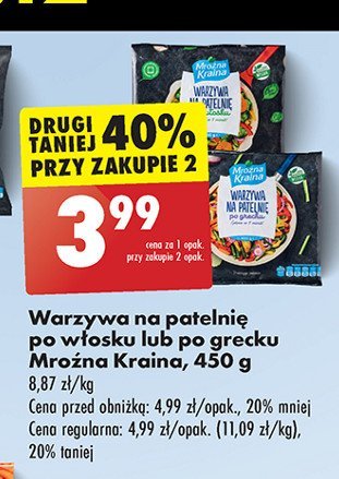 Warzywa na patelnię po włosku Mroźna kraina promocja