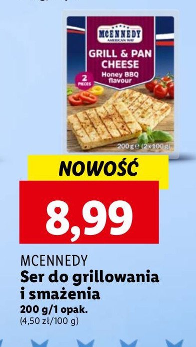 Ser do grillowania i smażenia Mcennedy promocja