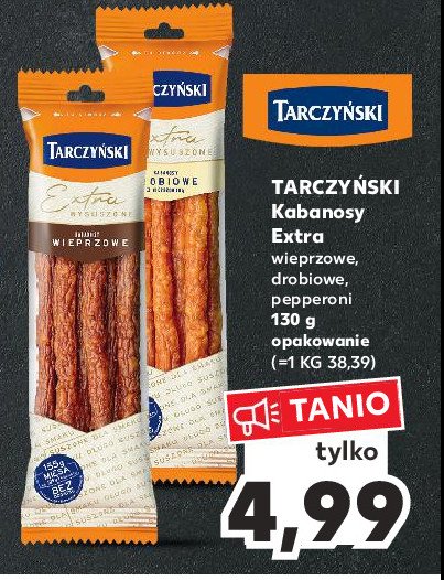 Kabanos pepperoni Tarczyński promocje