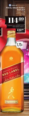 Whisky Johnnie Walker Red Label 1,75l promocja w POLOmarket