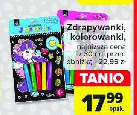 Zdrapywanka jednoro偶ec promocja