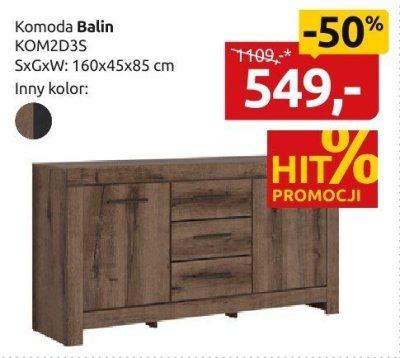 Komoda promocja w Black Red White