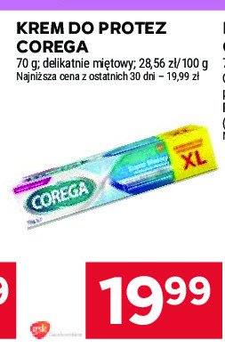 Krem mocujący do protez Corega super mocny promocja w Stokrotka