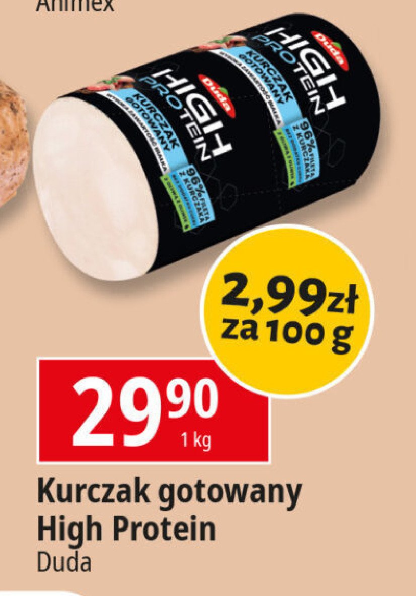 Kurczak gotowany Silesia duda high protein promocja w Leclerc