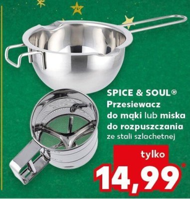 Przesiewacz do mąki ze stali szlachetnej promocja w Kaufland