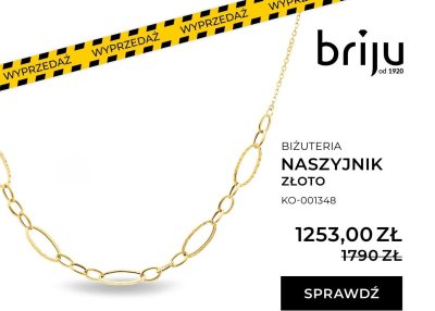Naszyjnik złoto promocja w Briju