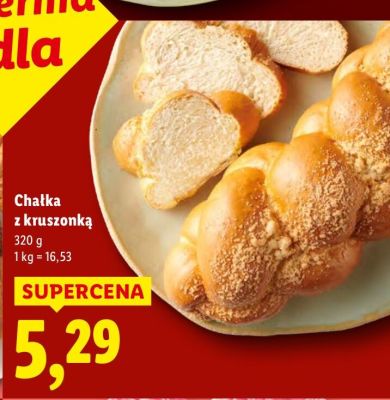 Chałka z kruszonką promocja w Lidl