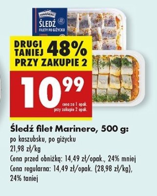 Filety śledziowe po kaszubsku Marinero promocja