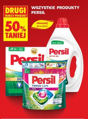 Kapsułki do prania Persil Power Caps drugi -50% taniej promocja w Biedronka