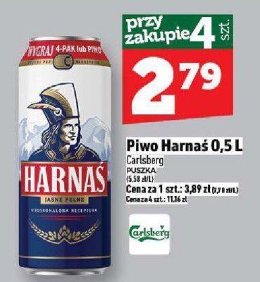 Piwo Harnaś 0,5 L Carlsberg Puszcza promocja w TOPAZ