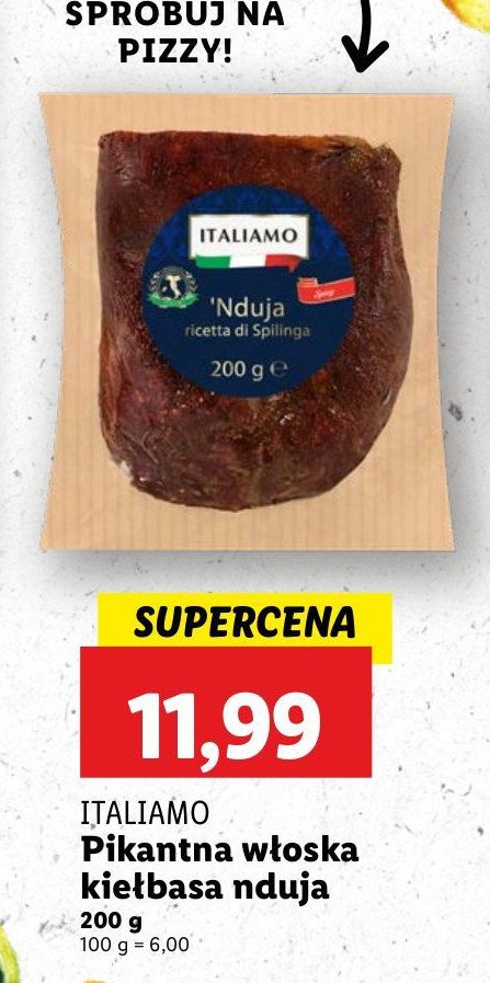 Kie艂basa w艂oska pikantna nduja Italiamo promocja