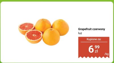 Grapefruit czerwony luz promocja w Biedronka