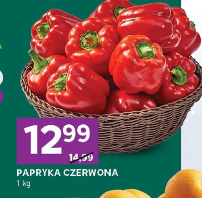 Papryka czerwona promocja w Stokrotka