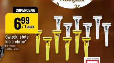 Gwizdki złote lub srebrne promocja w POLOmarket