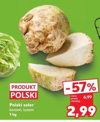 Polski seler korzeń, luzem 1 kg promocja w Kaufland