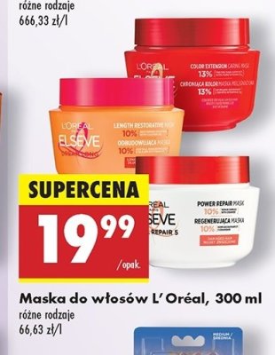 Maska do w艂os贸w odbudowuj膮ca L'oreal elseve dream long promocja