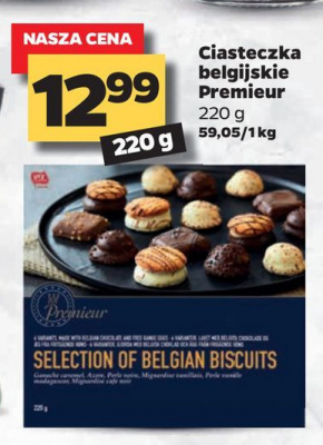 Ciasteczka belgijskie Premieur promocja