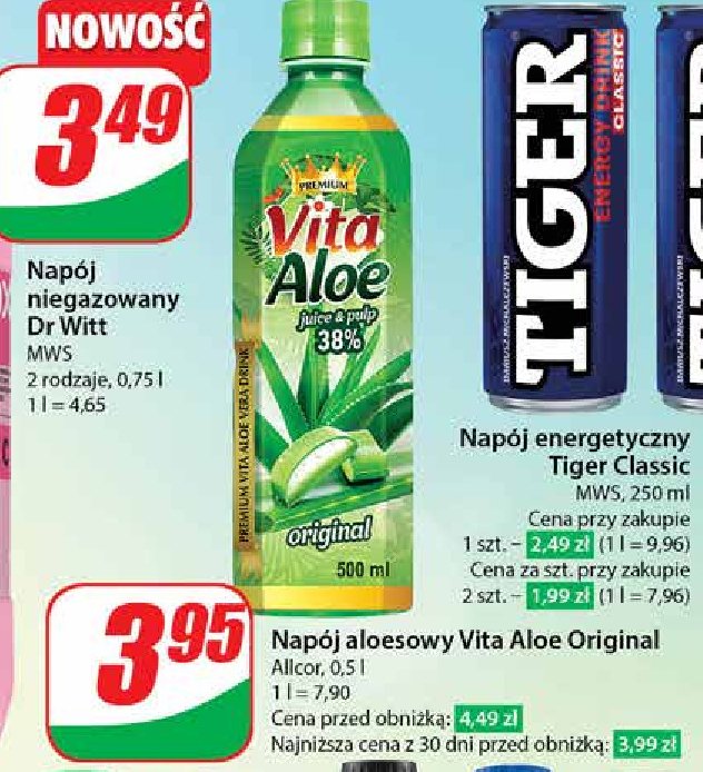 Napój aloesowy Vita aloe promocja