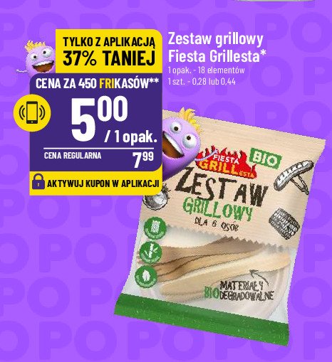 Zestaw grillowy bio Fiesta grillesta promocja