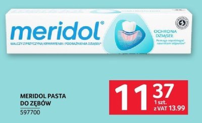 Pasta Meridol do zębów promocja w Selgros