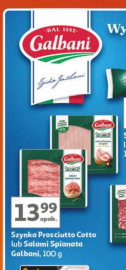 Salami splanata Galbani promocja