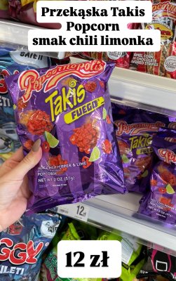 Popcorn Takis Fuego smak chili limonka promocja w Dealz