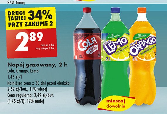 Napój pomarańczowy Orango promocja