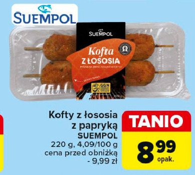 Kofty z łososia z papryką Suempol promocja