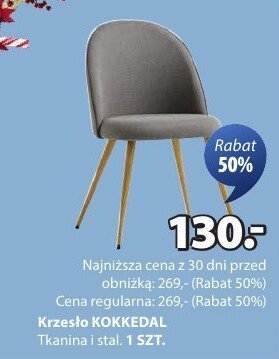 Krzesło KOKKEDAL promocja w Jysk