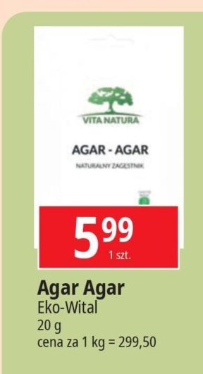 Agar-agar Vita-natura promocja