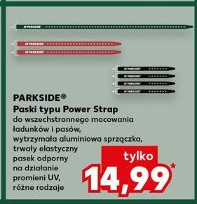 Pasek typu power strap rozm. s Parkside promocja