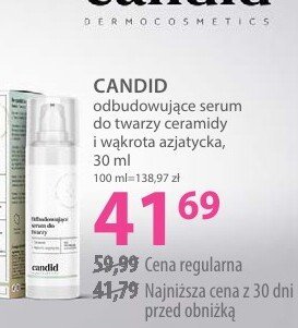 Serum odbudowujące do twarzy CANDID promocja w Hebe