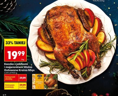 Kaczka z jabłkami i majerankiem Wolno Gotowane Kraina Mięs promocja w Biedronka