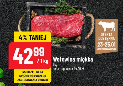 Wołowina miękka promocja