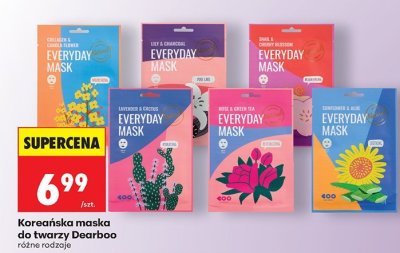 Koreańska maska do twarzy różne rodzaje promocja w Biedronka