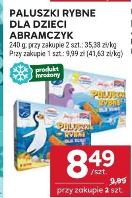 Paluszki rybne dla dzieci Abramczyk promocja w Stokrotka