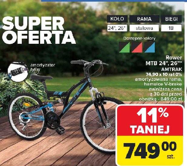 Rower 26'' Mtb promocja w Carrefour Market