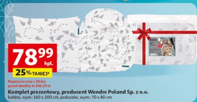 Komplet prezentowy, producent Wendre Poland Sp. z o.o. promocja w Auchan