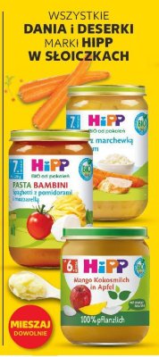 Dania i deserki HIPP w słoiczkach różne rodzaje promocja w Kaufland