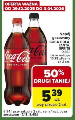 Napój promocja w Carrefour Express
