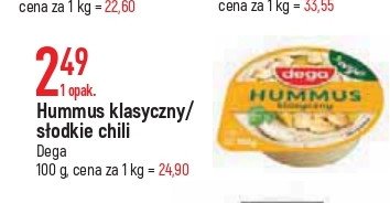 Hummus z chili Dega promocja
