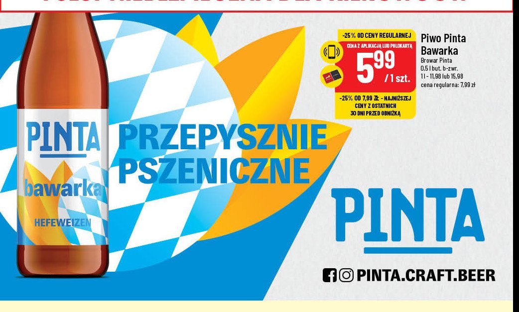 Piwo Pinta bawarka promocja