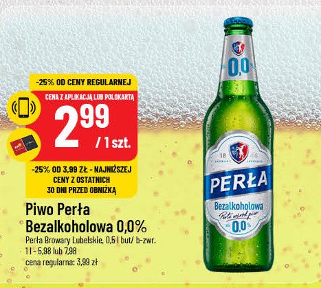 Piwo Perła bezalkoholowa promocja