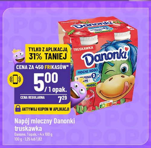 Serek truskawka Danonki promocja