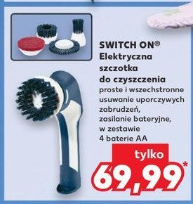 Szczotka do czyszczenia elektryczna Switch on promocja