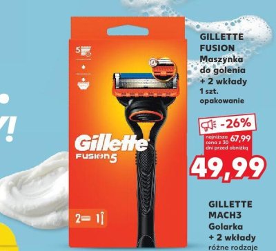 Golarka + 2 wkłady różne rodzaje 1 szt. promocja w Kaufland