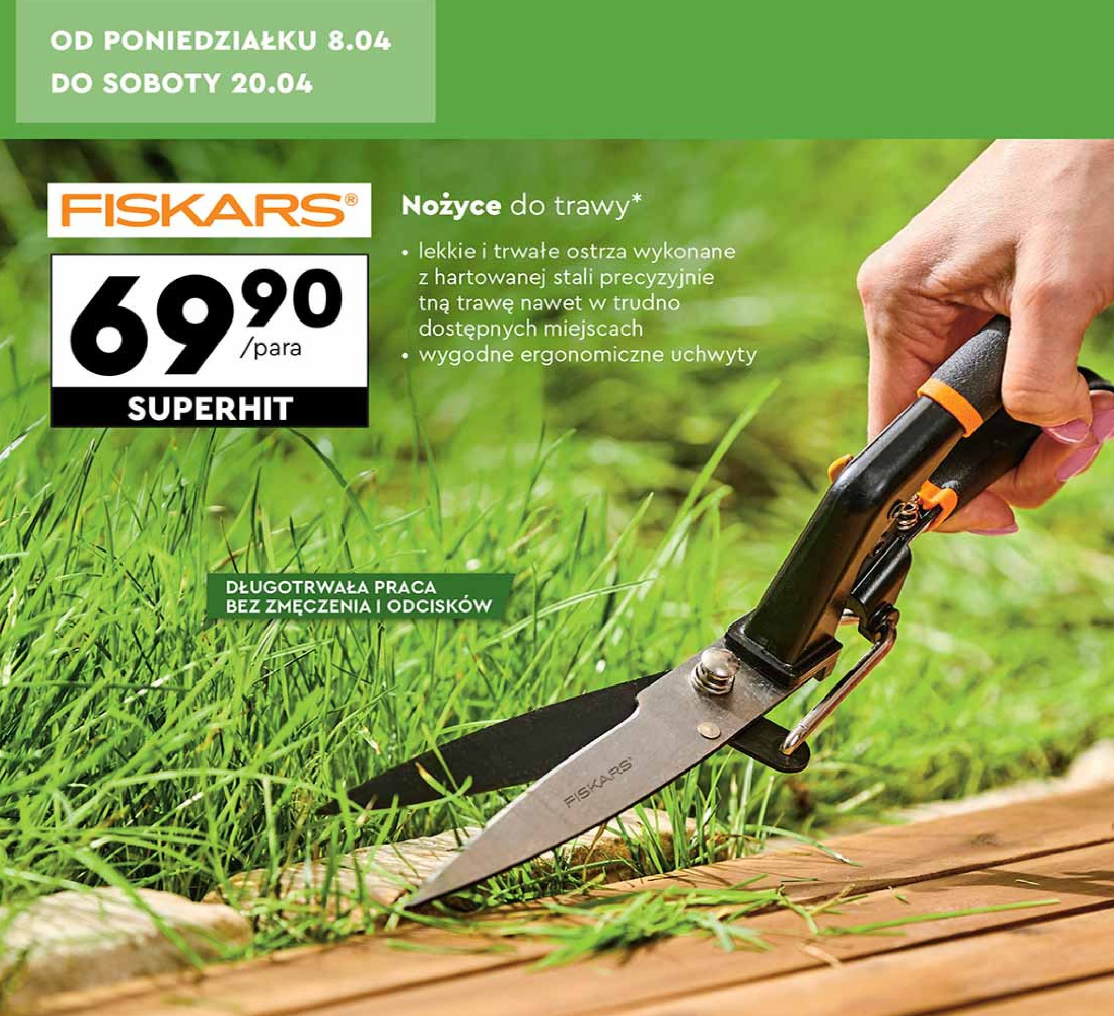 Nożyce do trawy Fiskars promocja