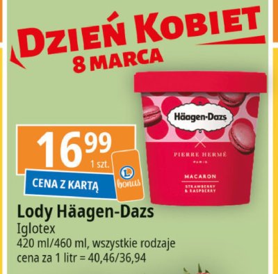 Lody pierre herme Haagen-dazs promocja