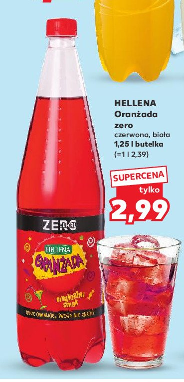 Oranżada biała zero Hellena oranżada promocja