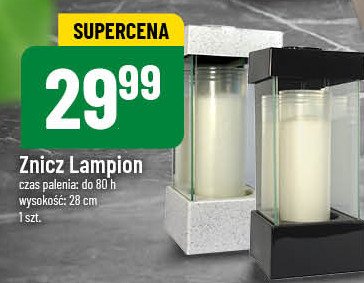 Znicz lampion 28 cm promocja